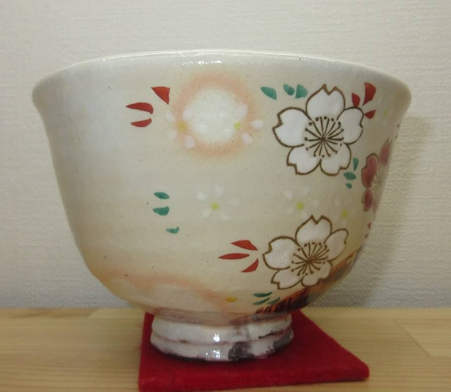 送料込【逢絢亭・新品】茶道具 茶碗 京焼 春の野 中村与平 紙箱入り Amazon | 【逢絢亭】茶道具 茶碗 抹茶碗 京焼 粉引 桜の図 中村